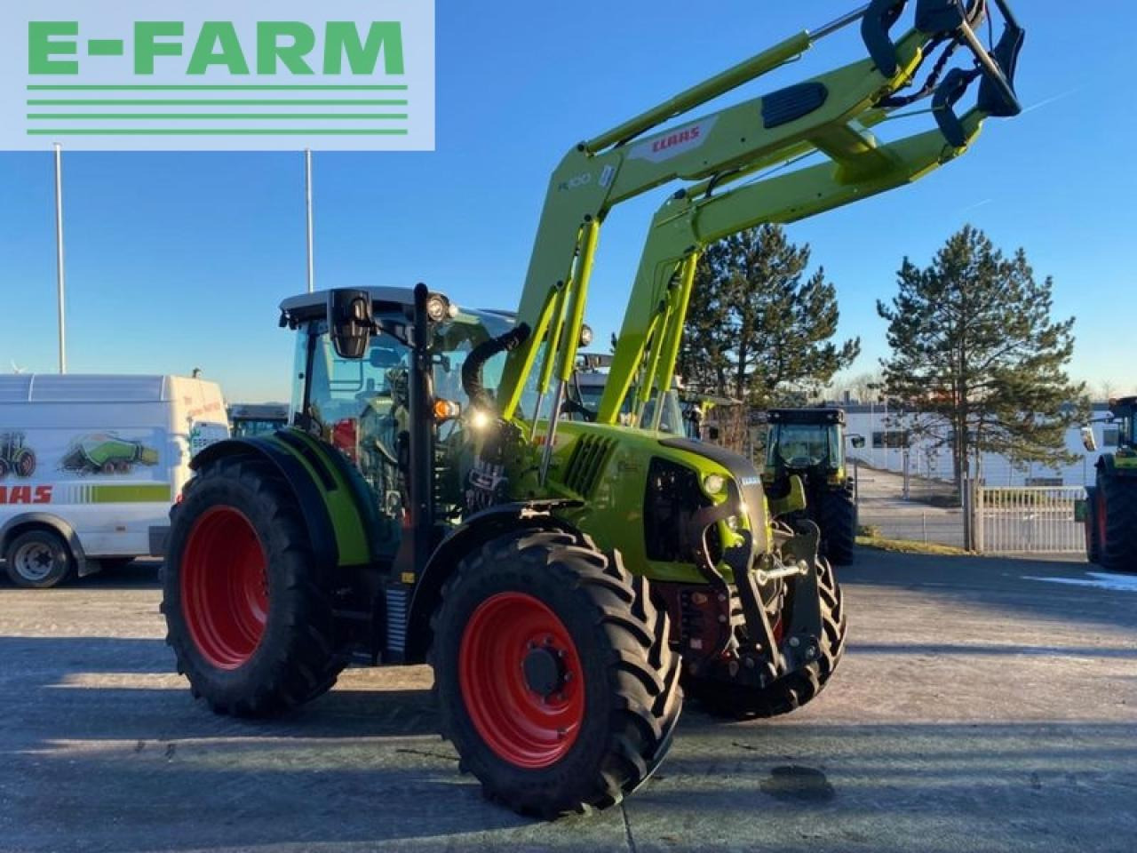 Farm tractor CLAAS arion 420 cis mit fl 100
