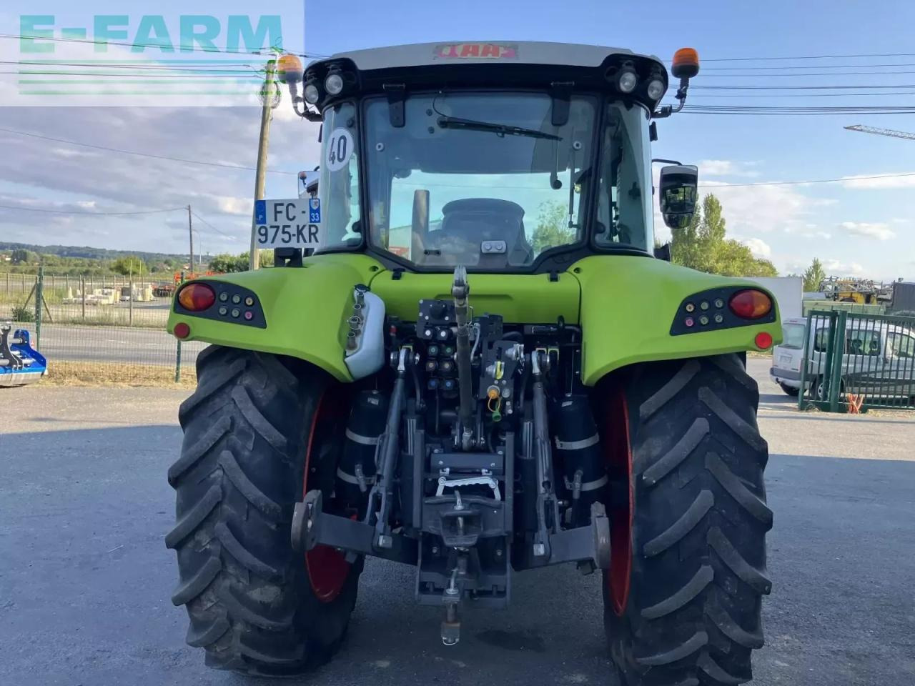 Farm tractor CLAAS arion 420 panoramic + batis