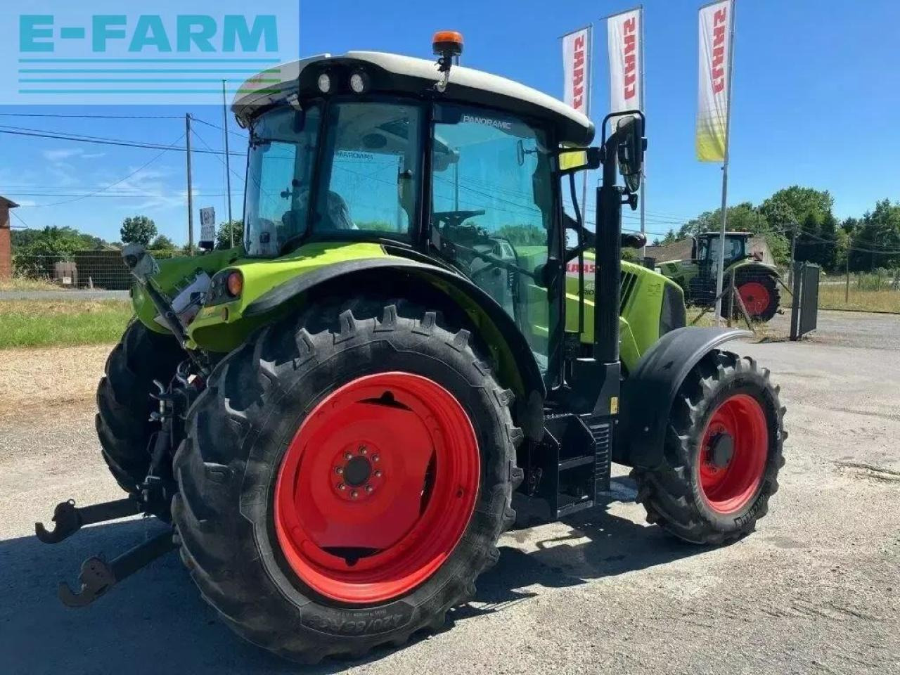 Farm tractor CLAAS arion 430 panoramic