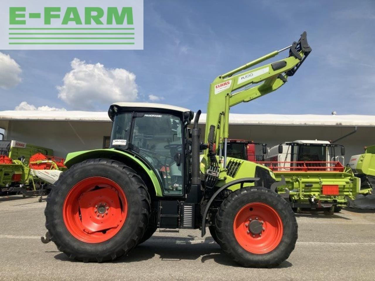 Farm tractor CLAAS arion 450 cis panoramic