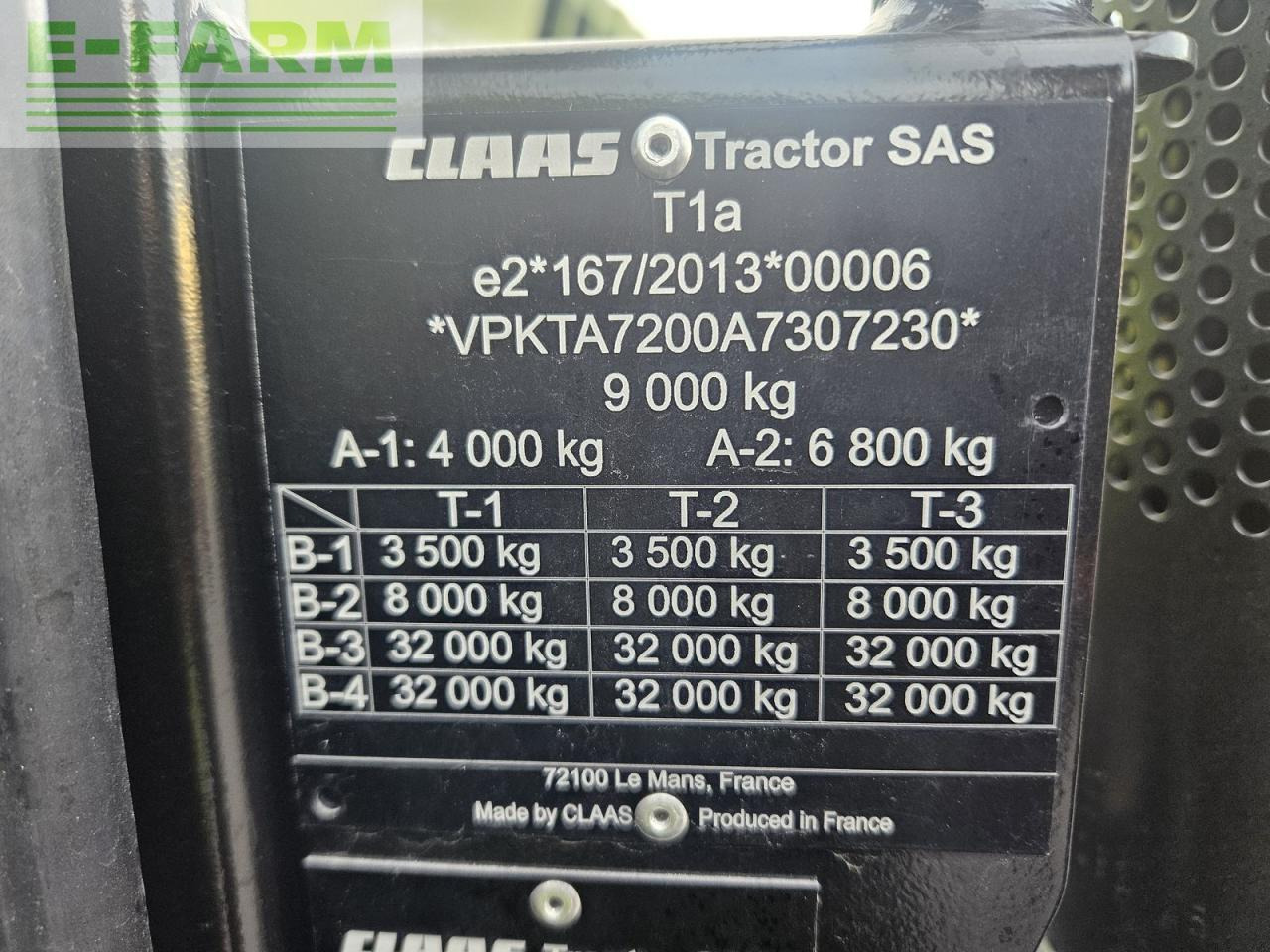 Farm tractor CLAAS arion 450 stage v (cis) CIS