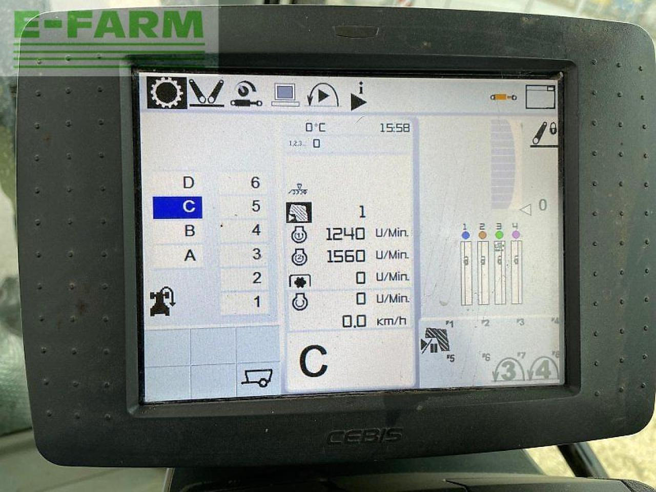 Farm tractor CLAAS arion 550 cebis CEBIS