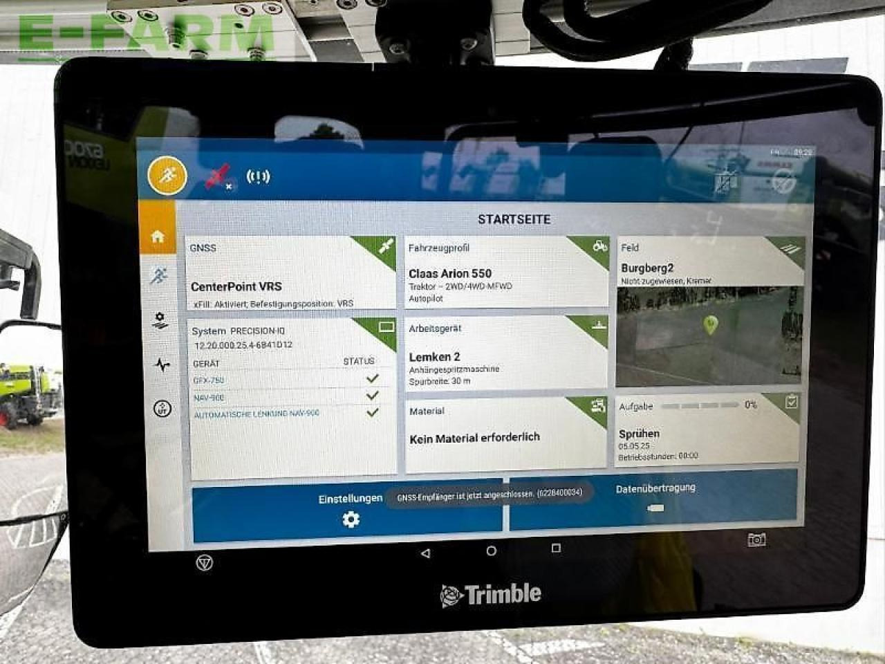 Farm tractor CLAAS arion 550 cmatic CMATIC