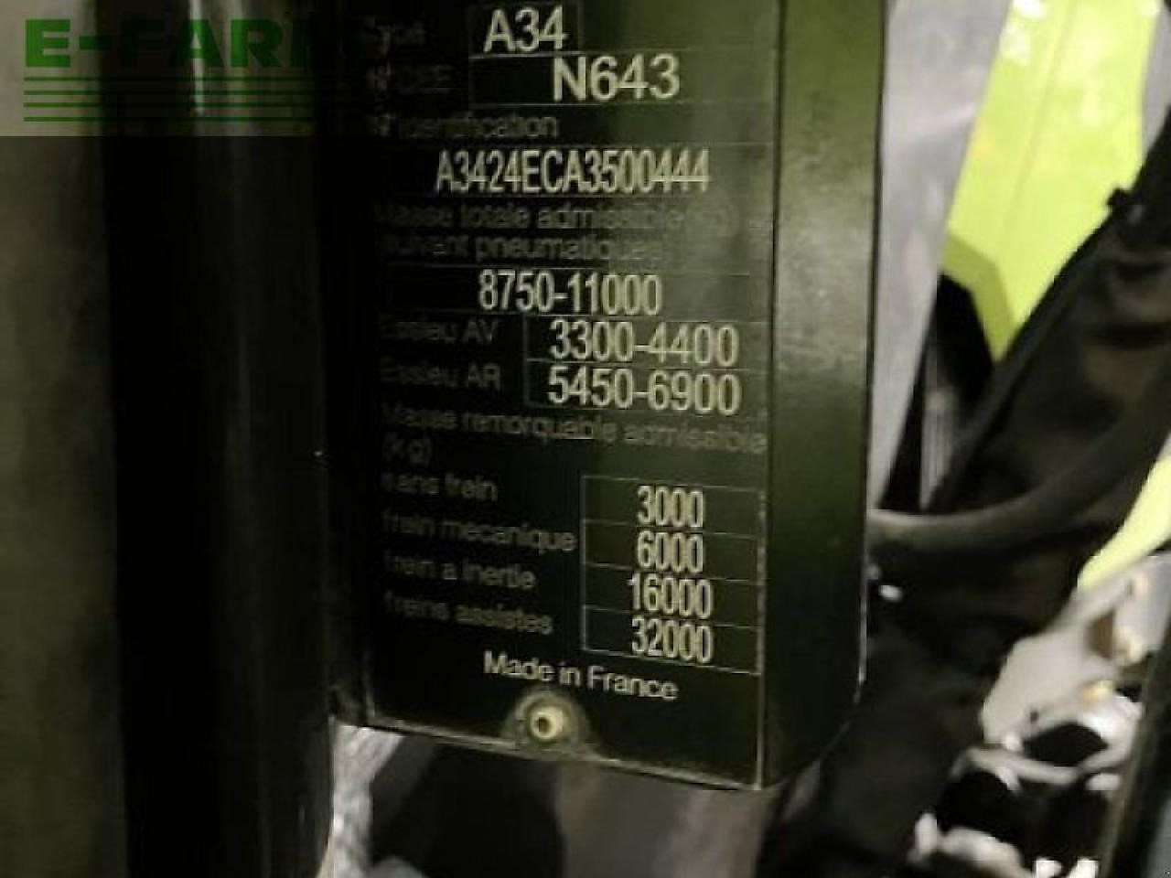 Farm tractor CLAAS arion 550 cmatic rtk CMATIC