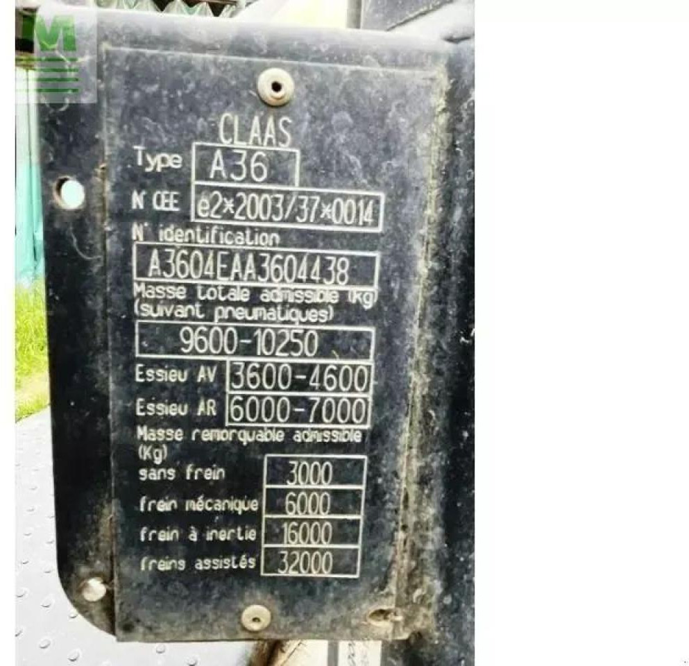 Farm tractor CLAAS arion 620 c C