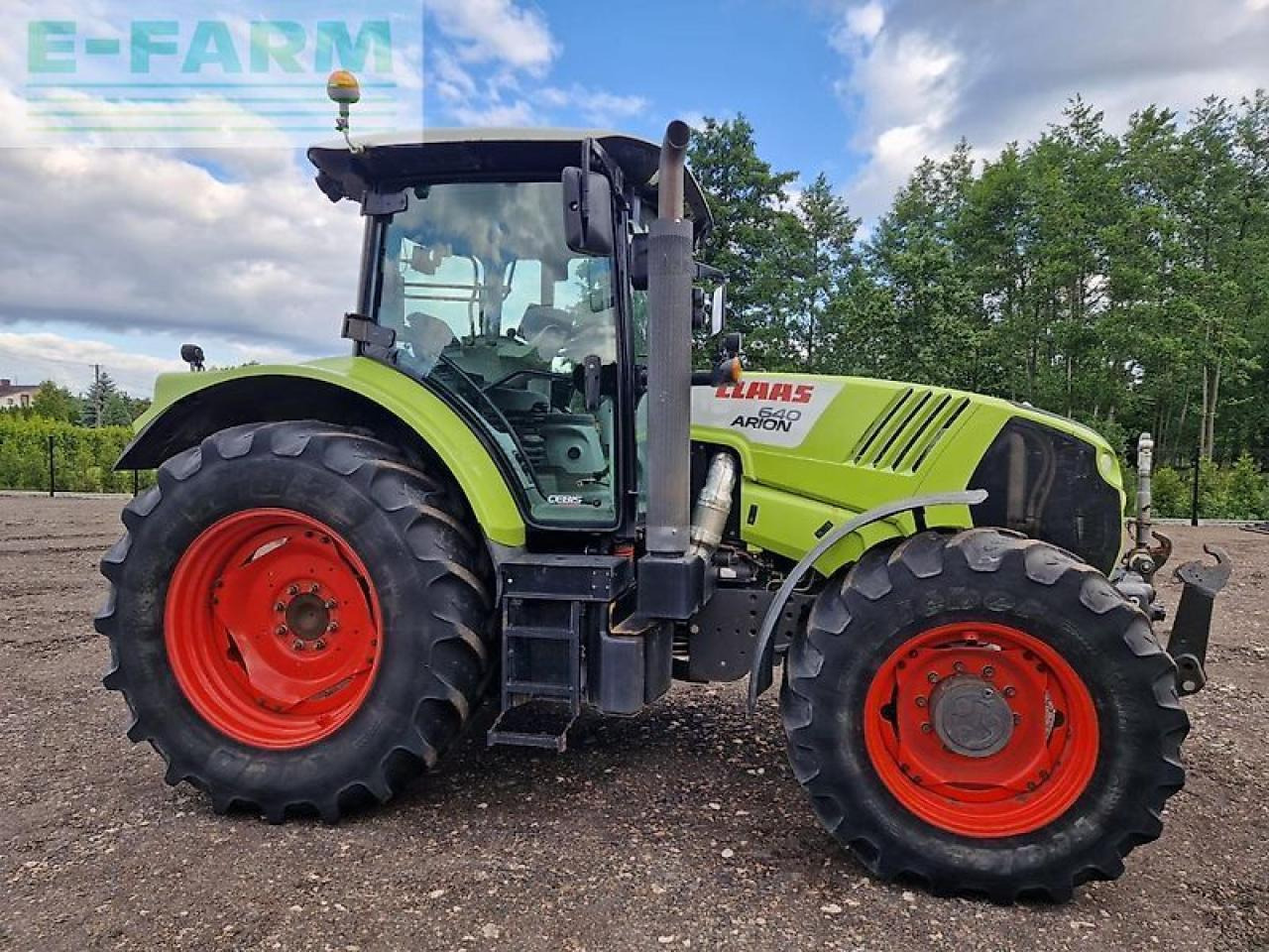 Farm tractor CLAAS arion 640 cebis CEBIS