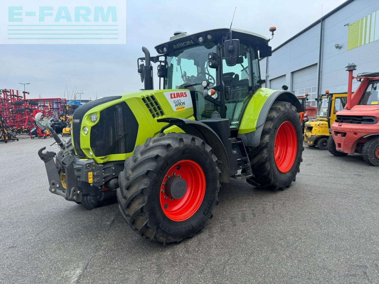 Farm tractor CLAAS arion 640 cmatic