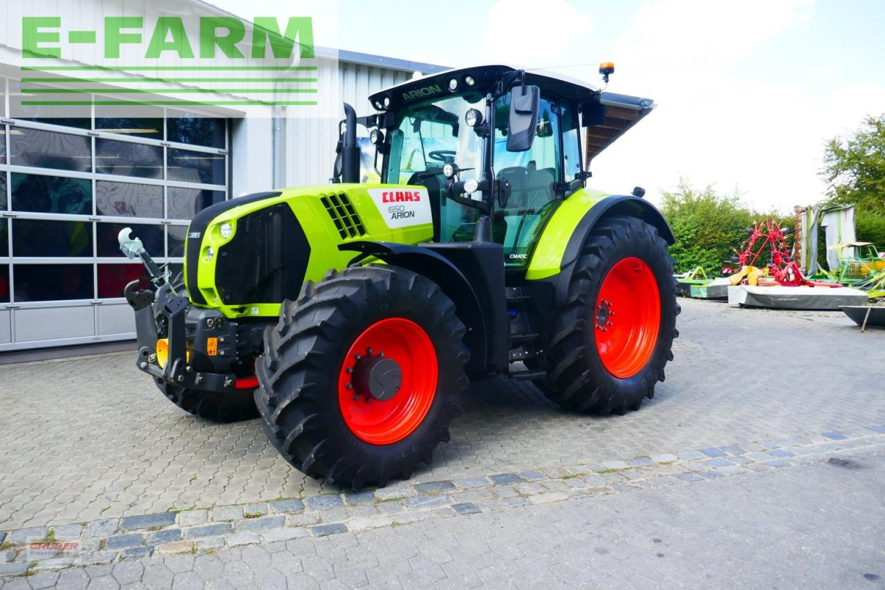 Farm tractor CLAAS arion 650 c-matic cebis