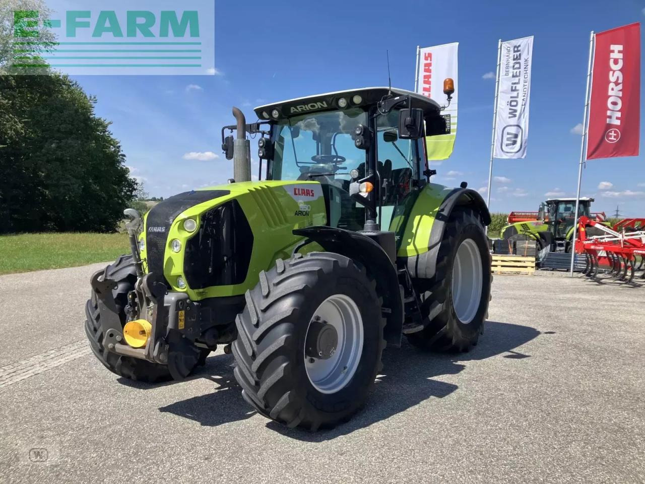 Farm tractor CLAAS arion 650 c-matic cebis CMATIC CEBIS