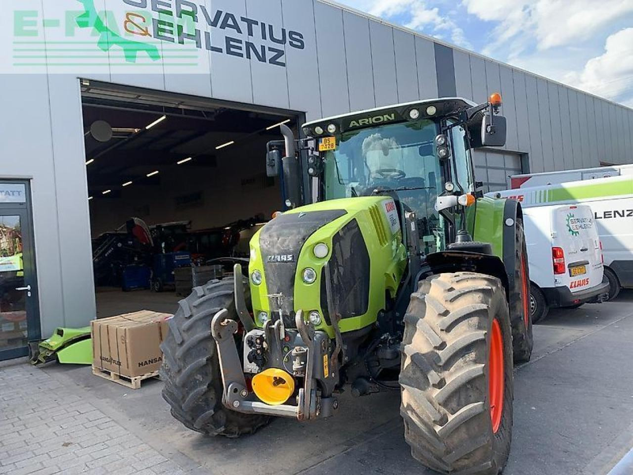 Farm tractor CLAAS arion 650 cebis hexa CEBIS