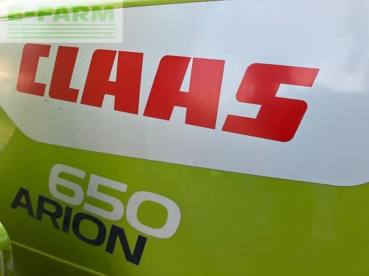 Farm tractor CLAAS arion 650 cis + fl140 CIS+