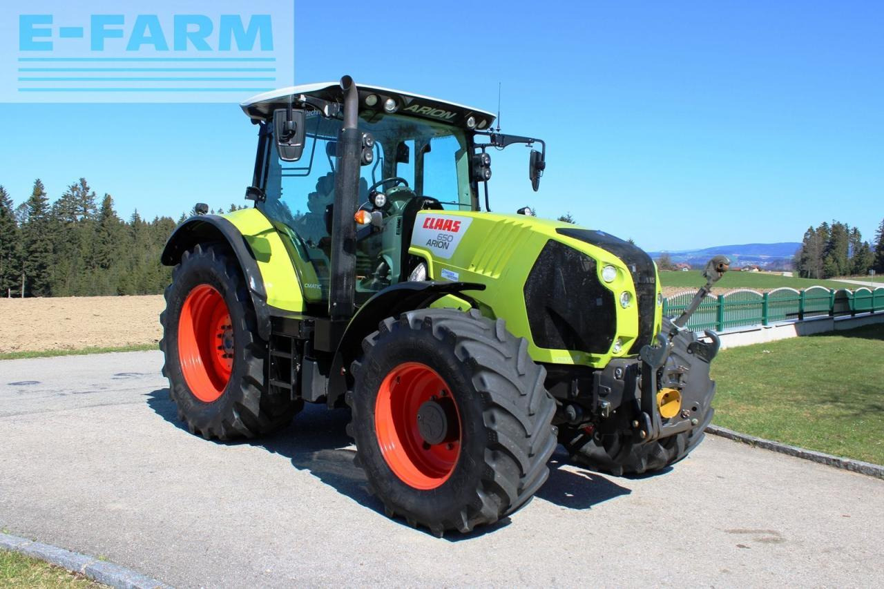 Farm tractor CLAAS arion 650 cmatic CMATIC