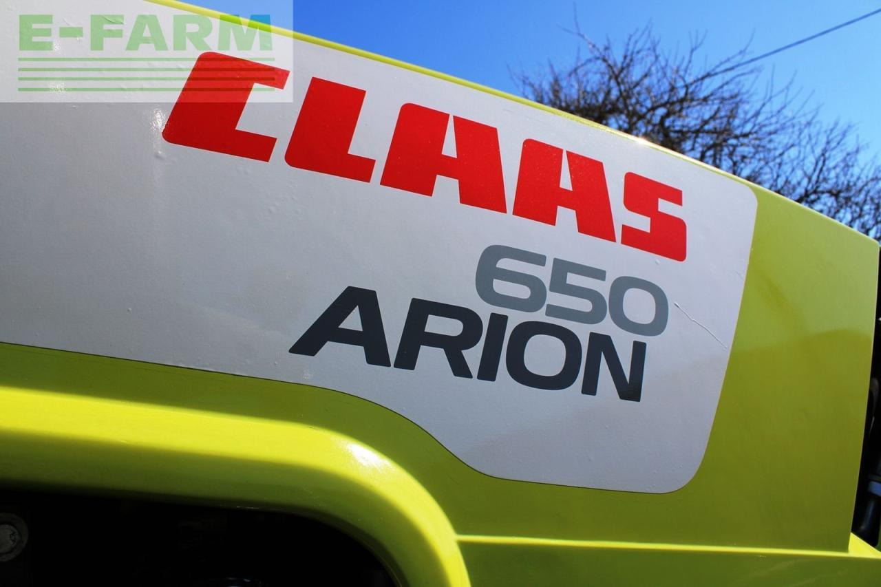 Farm tractor CLAAS arion 650 cmatic CMATIC