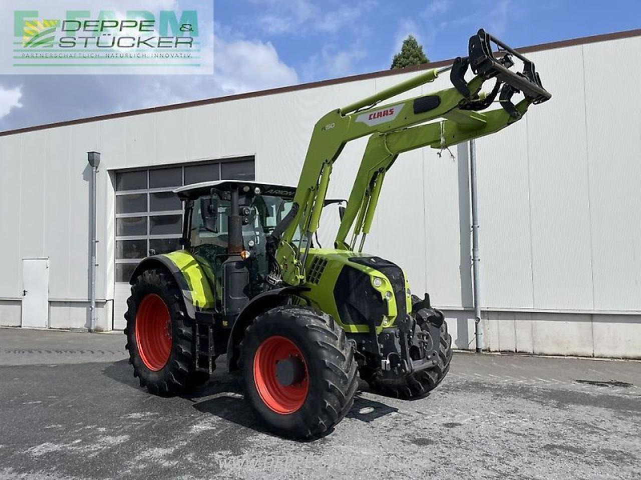 Farm tractor CLAAS arion 650 hexashift