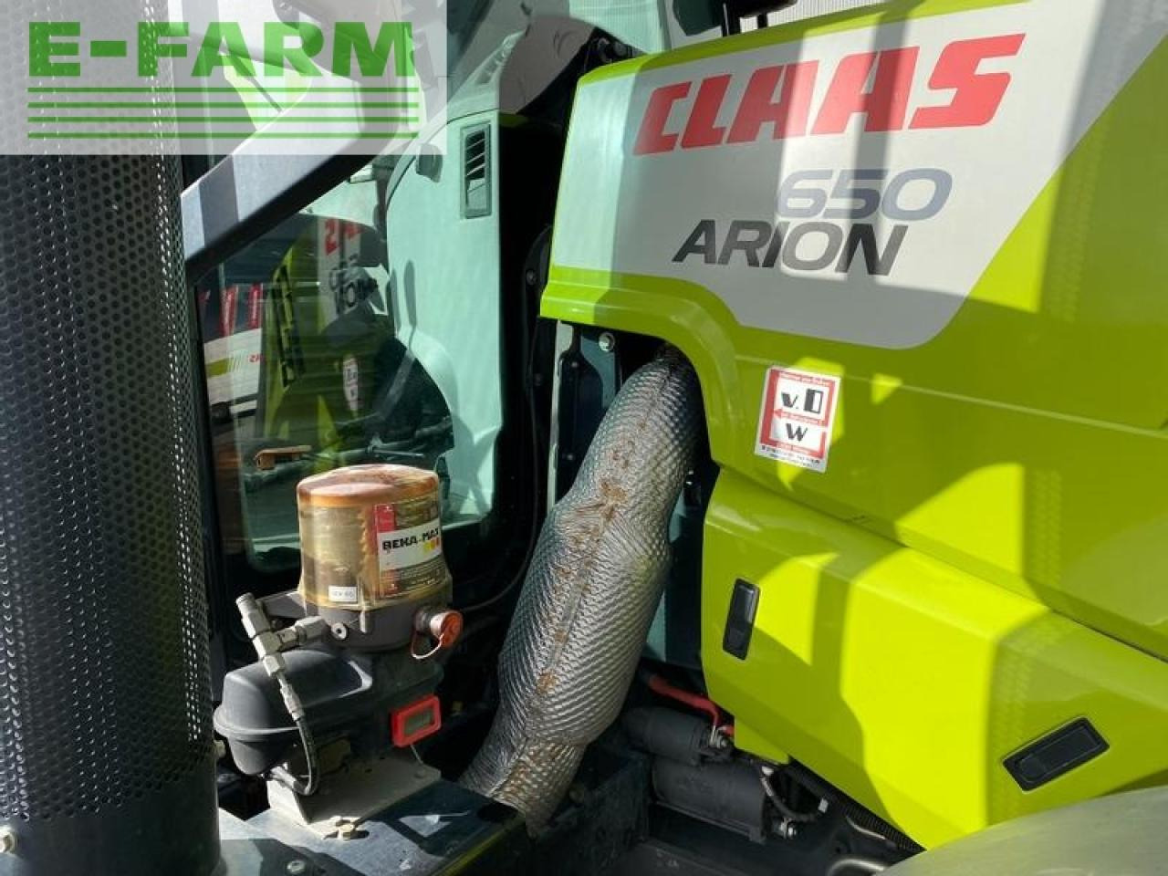 Farm tractor CLAAS arion 650 hexashift cis