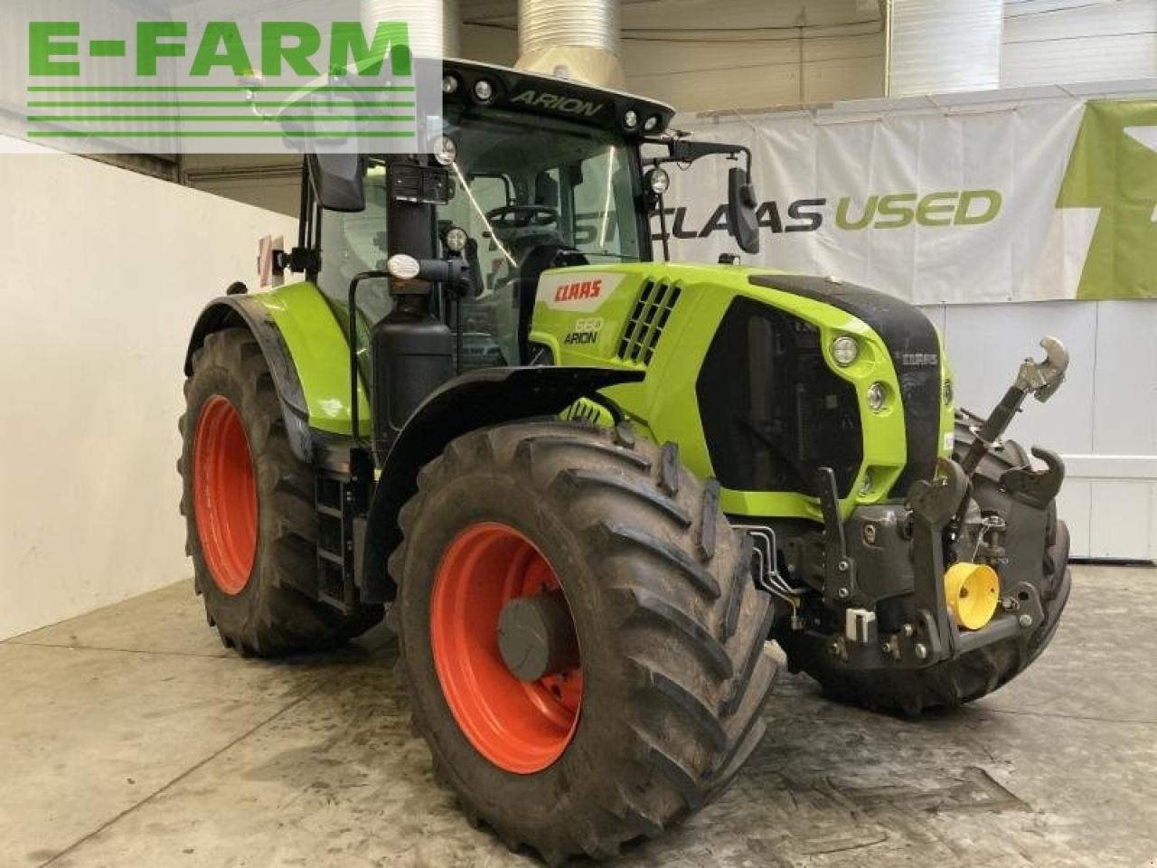 Farm tractor CLAAS arion 660 cmatic stage v
