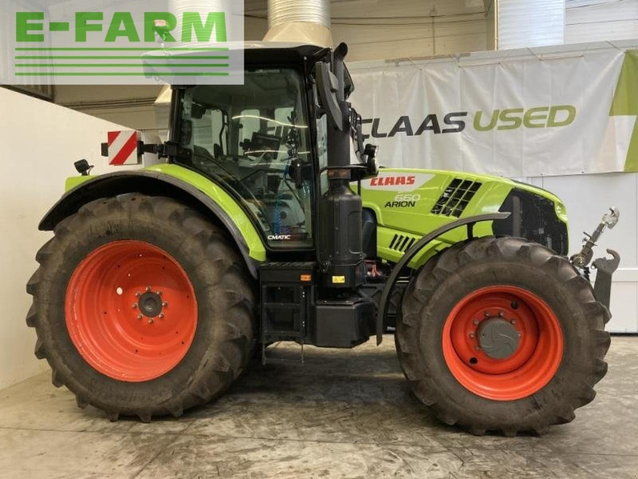 Farm tractor CLAAS arion 660 cmatic stage v
