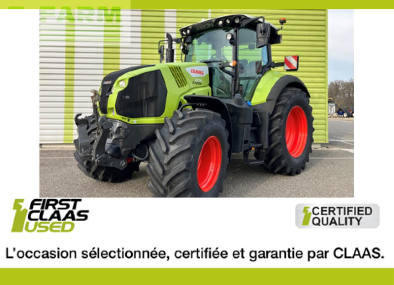 Farm tractor CLAAS axion 800 hexashift s5