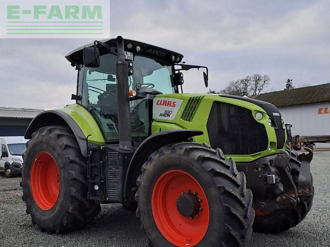 Farm tractor CLAAS axion 830 cebis