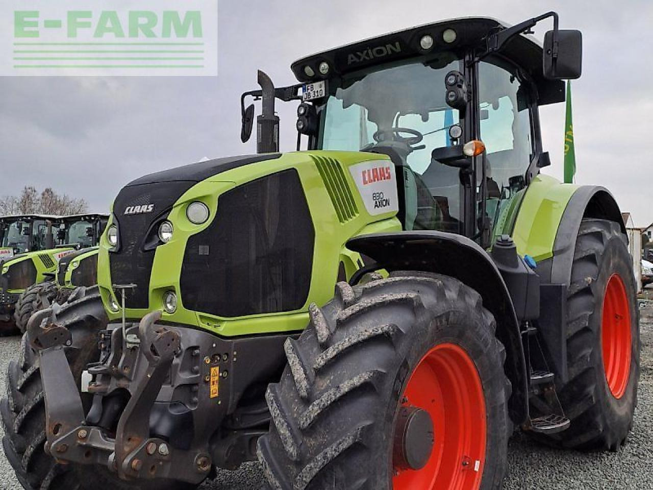 Farm tractor CLAAS axion 830 cebis