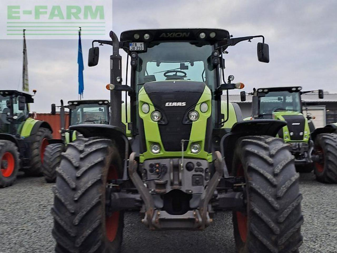 Farm tractor CLAAS axion 830 cebis