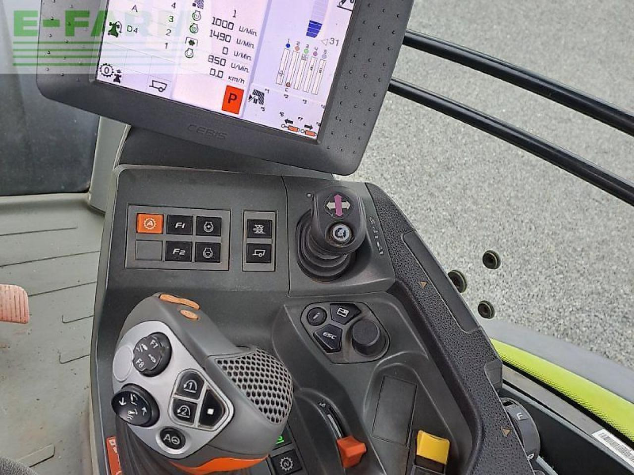 Farm tractor CLAAS axion 830 cebis