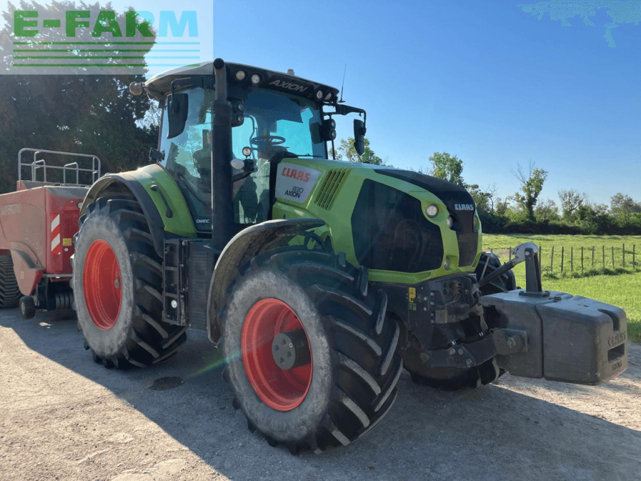 Farm tractor CLAAS axion 830 cmatic CMATIC