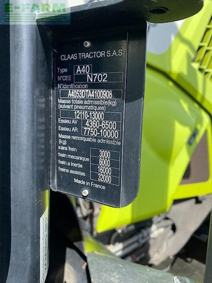 Farm tractor CLAAS axion 830 cmatic CMATIC