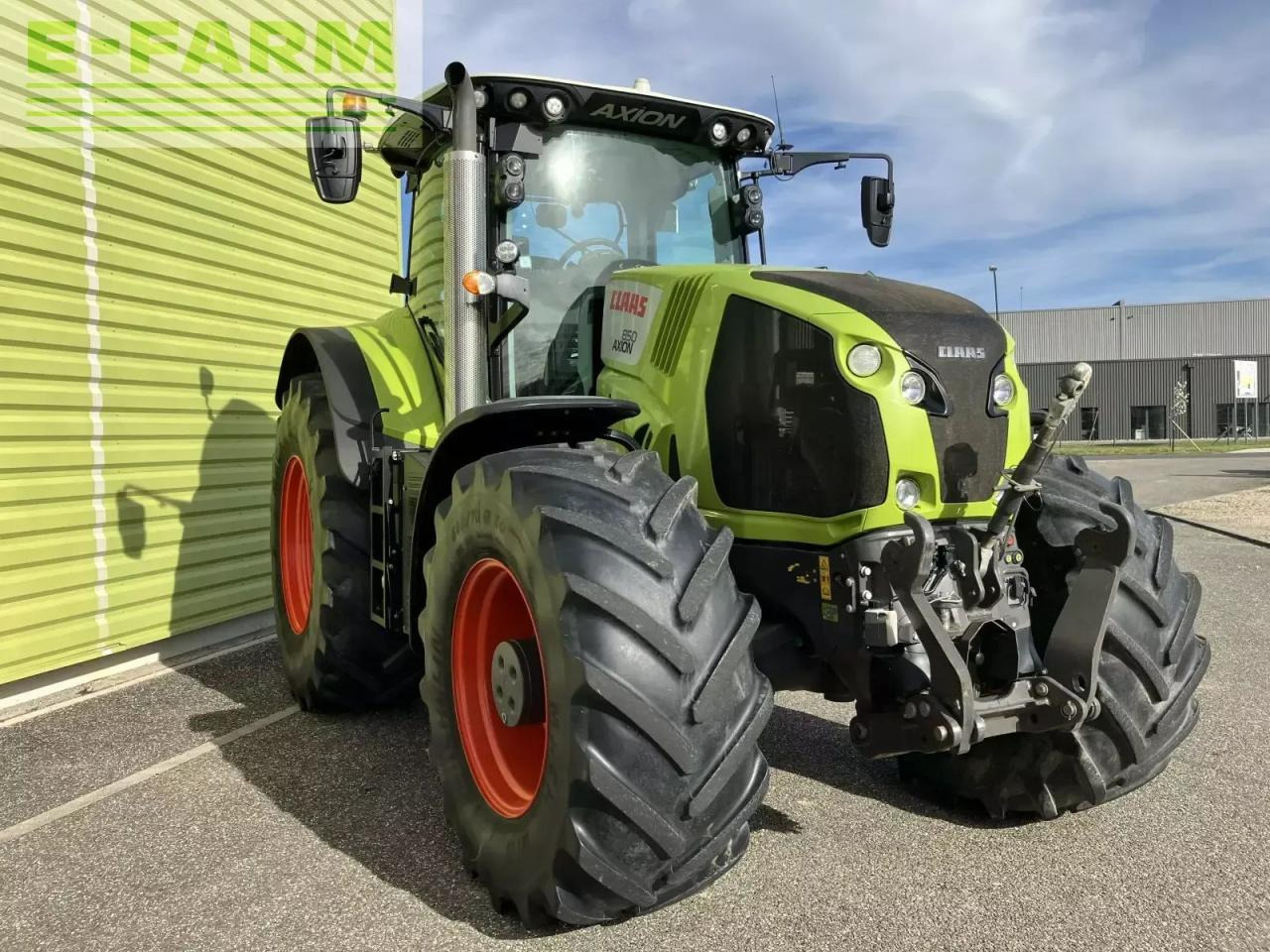 Farm tractor CLAAS axion 850 cebis + gps