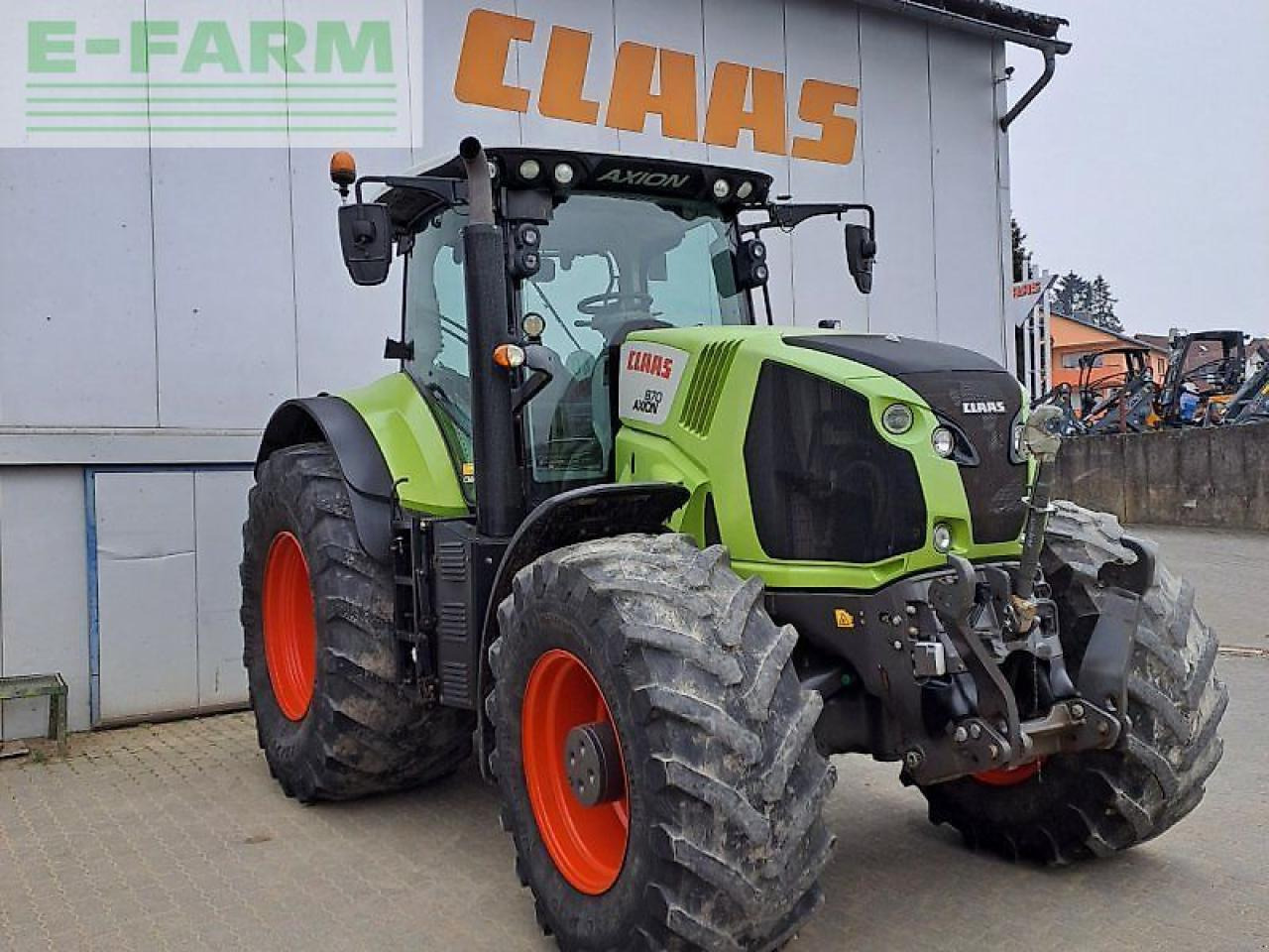 Farm tractor CLAAS axion 870 c-matic CMATIC