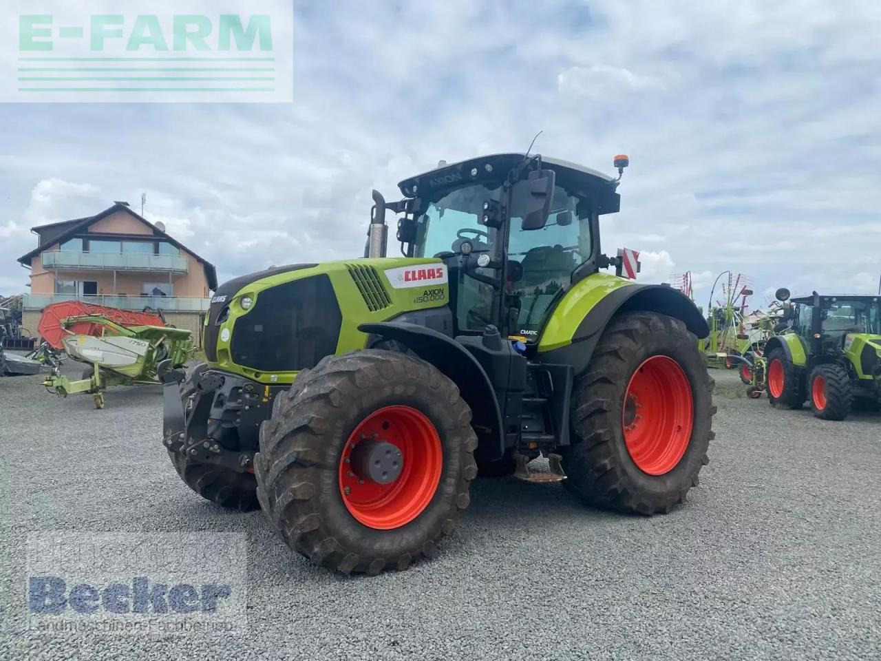 Farm tractor CLAAS axion 870 c-matic CMATIC