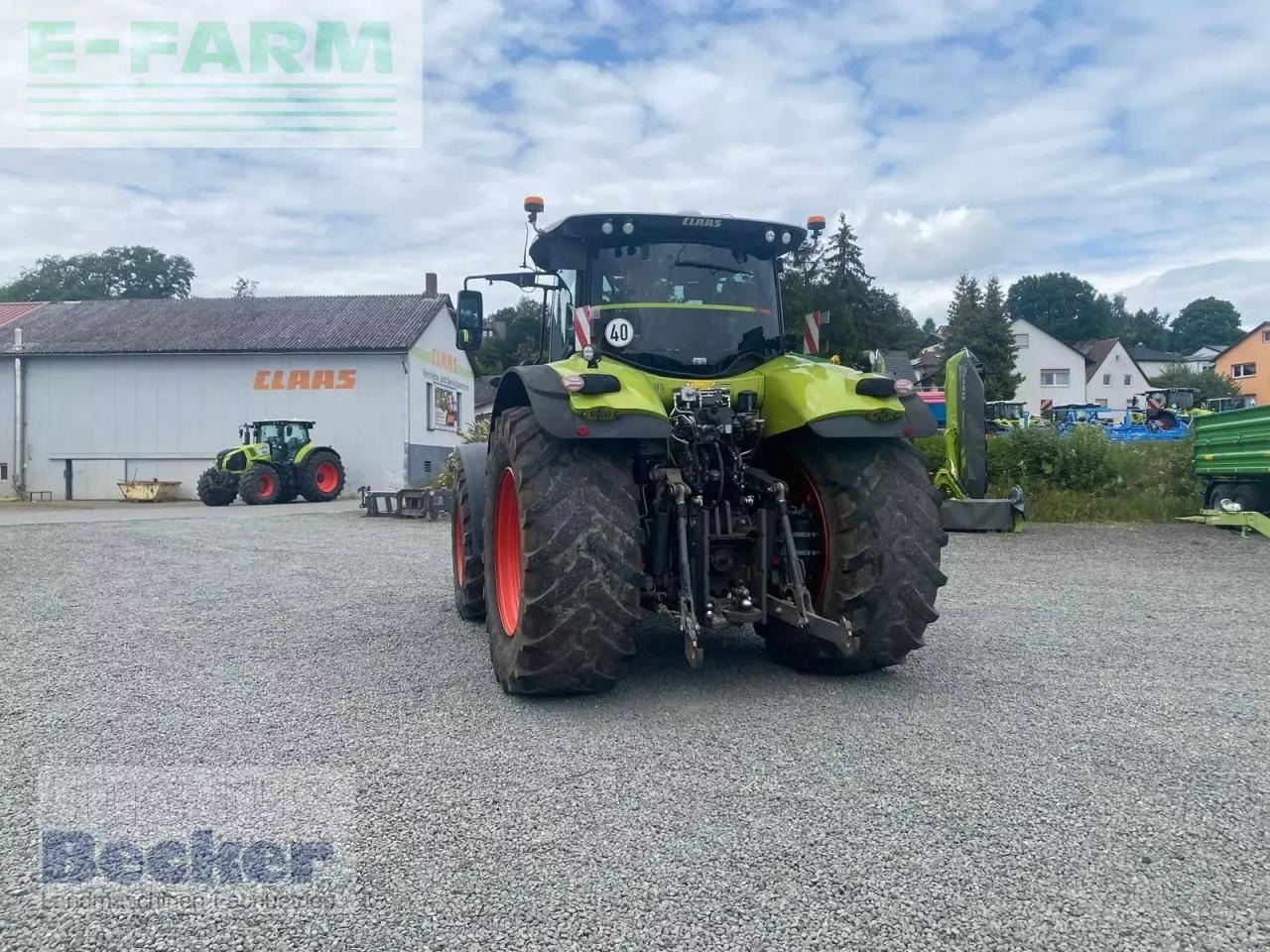 Farm tractor CLAAS axion 870 c-matic CMATIC