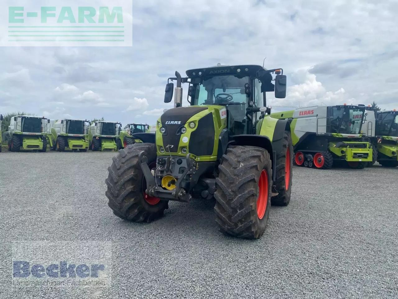 Farm tractor CLAAS axion 870 c-matic CMATIC