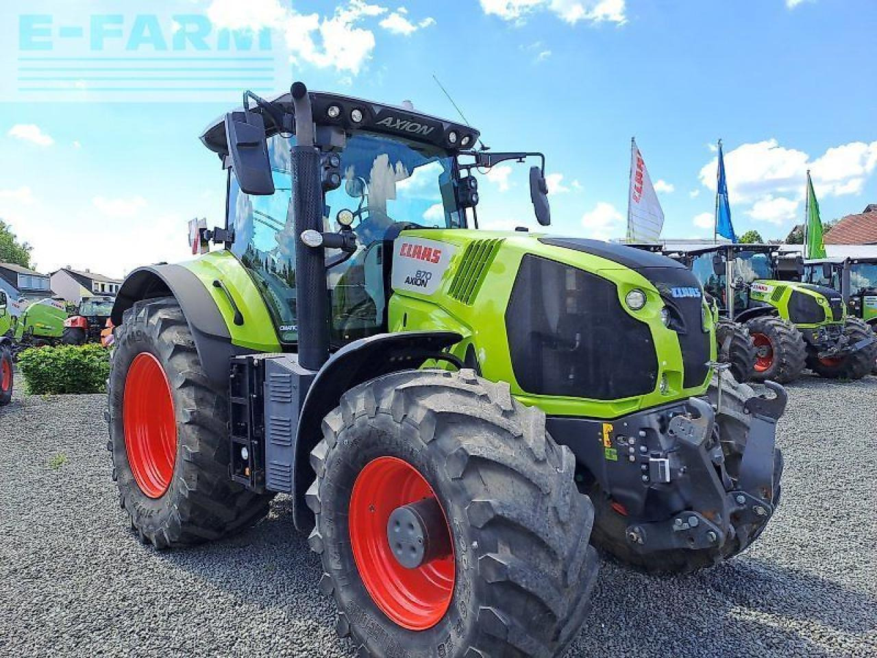 Farm tractor CLAAS axion 870 c-matic CMATIC