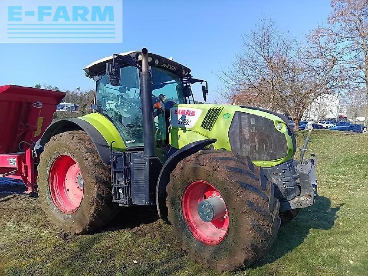 Farm tractor CLAAS axion 870 cmatic CMATIC