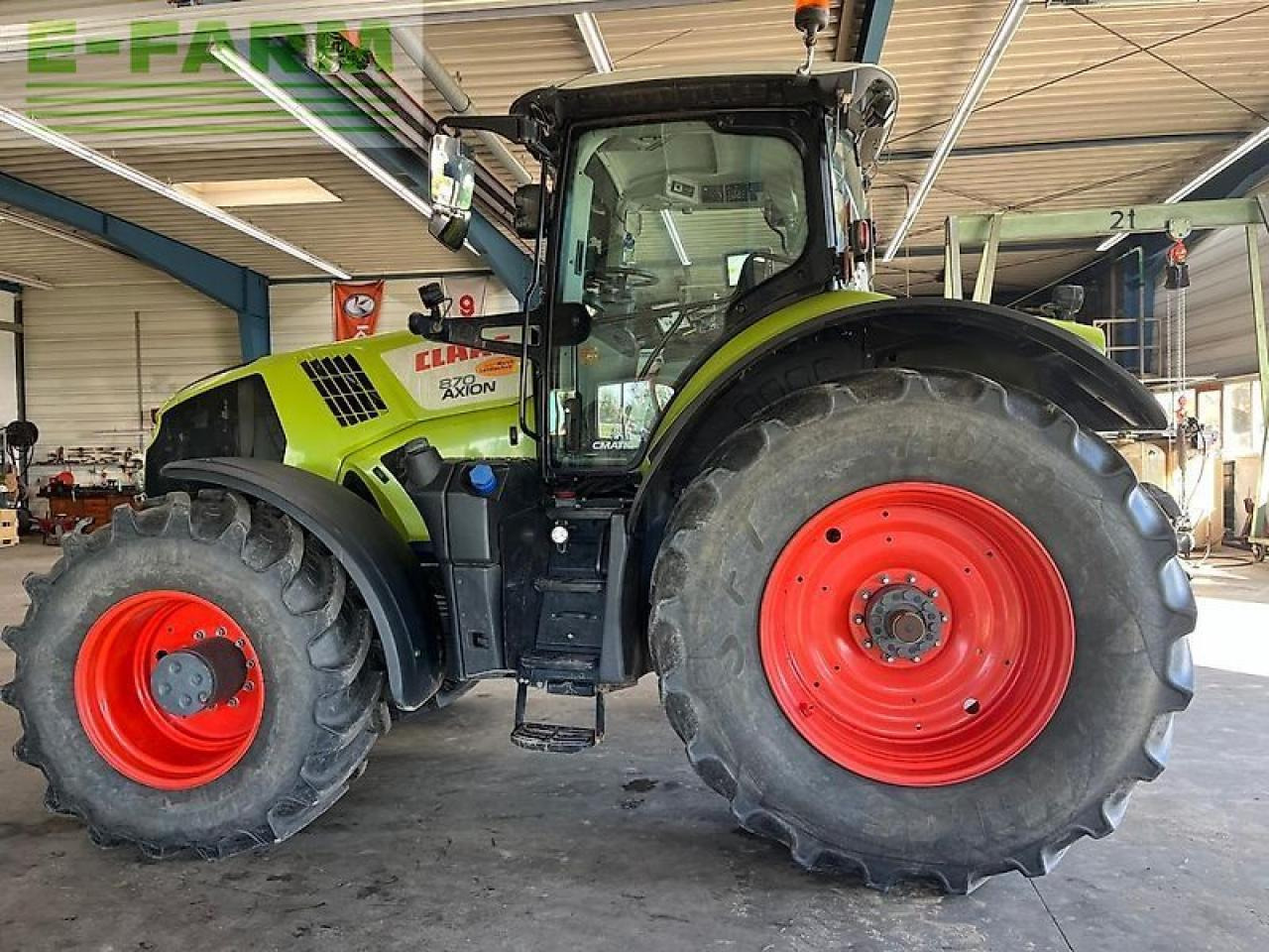 Farm tractor CLAAS axion 870 cmatic ceb CMATIC