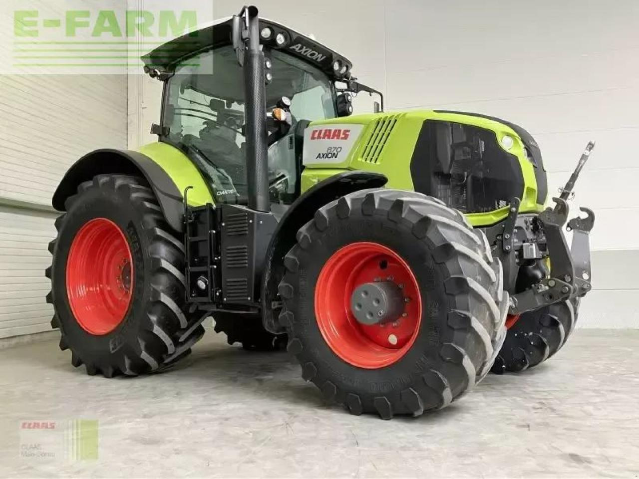 Farm tractor CLAAS axion 870 cmatic gps rtk