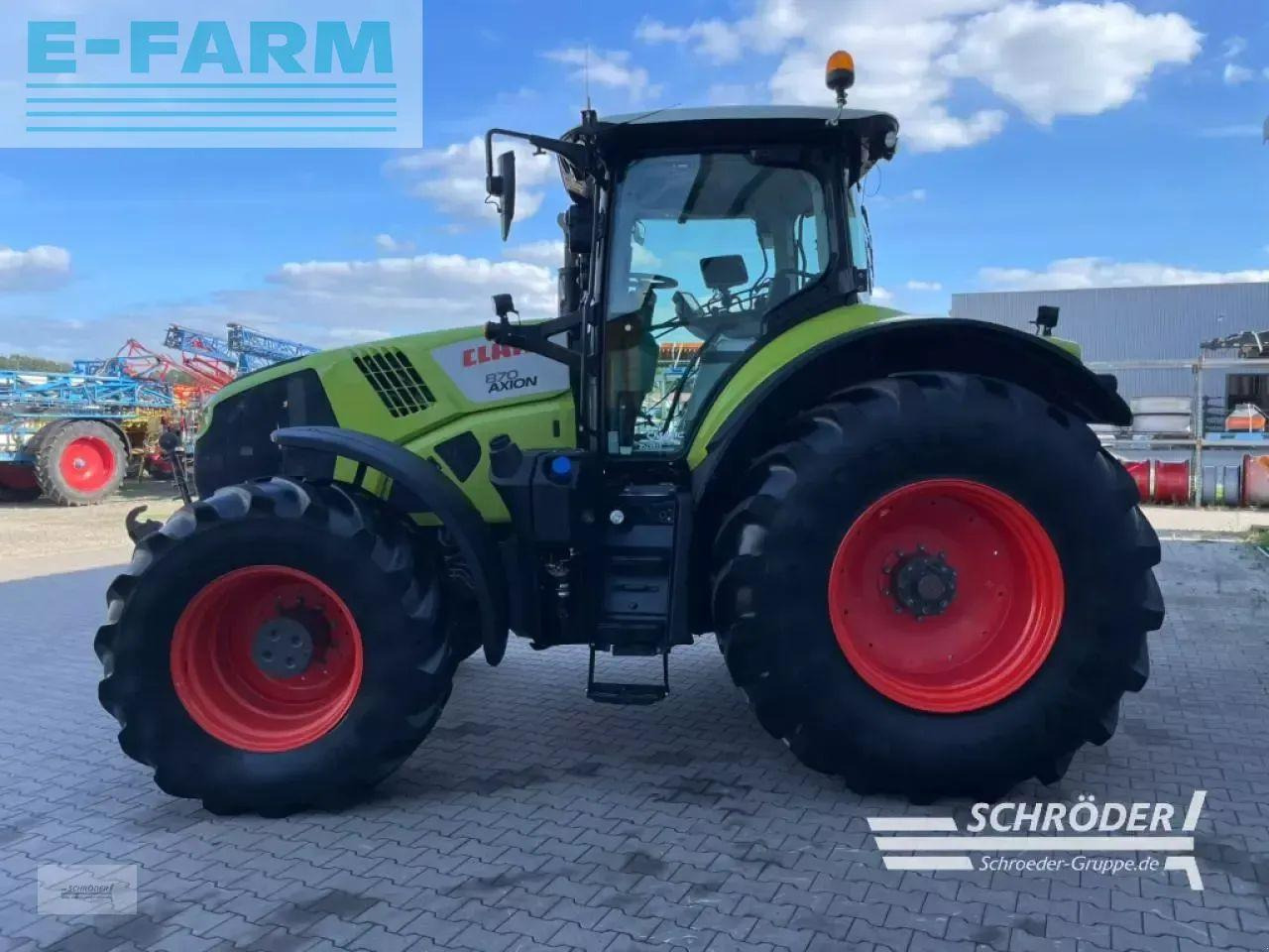 Farm tractor CLAAS axion 870 cmatic rtk CMATIC