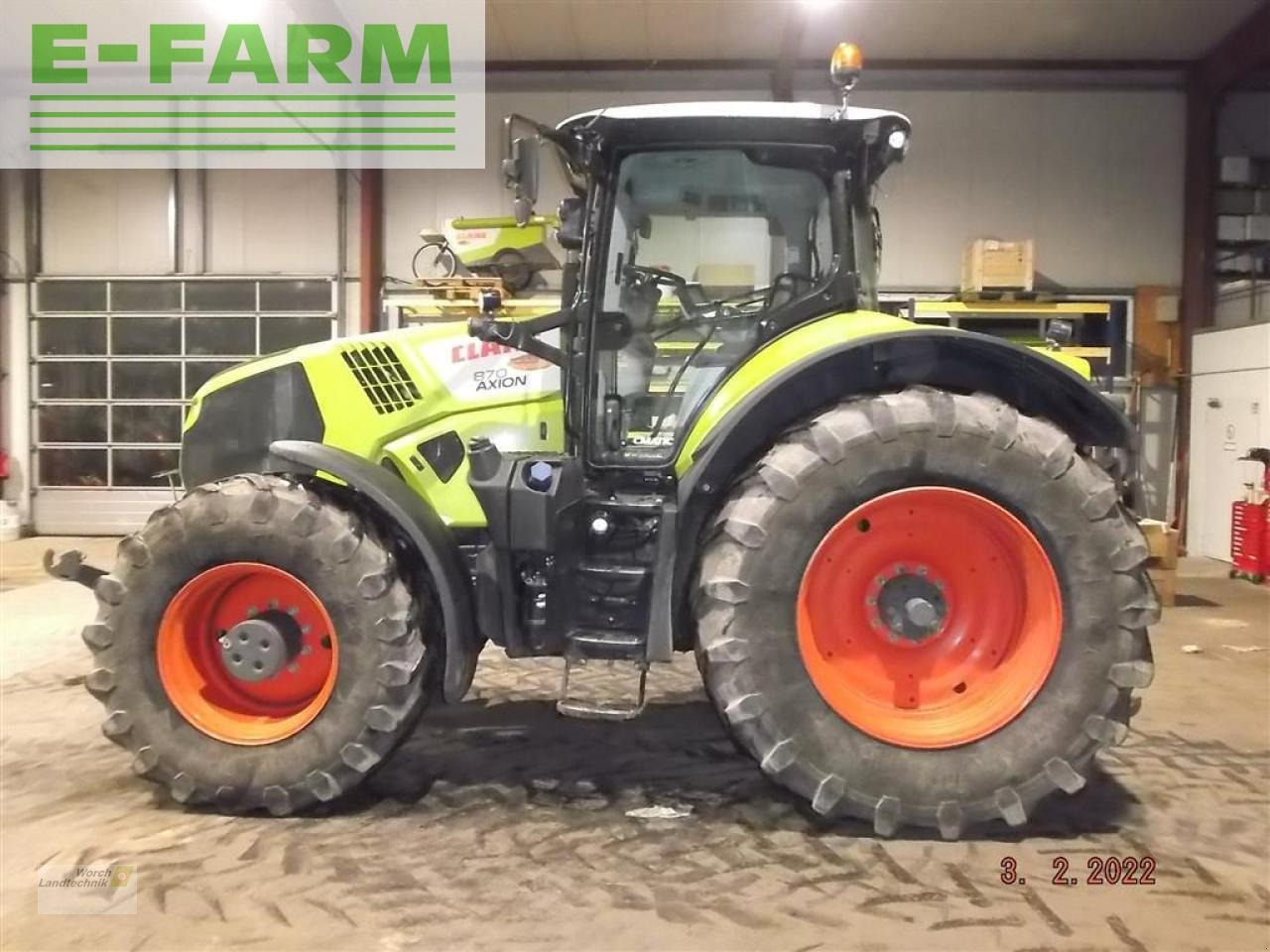Farm tractor CLAAS axion 870 cmatic t4f