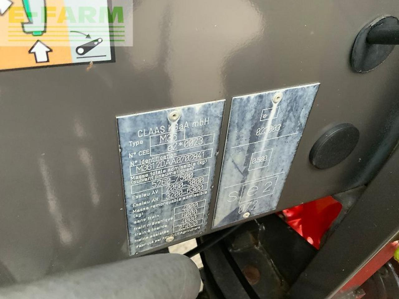 Farm tractor CLAAS celtis 426rc tractor (st24608)