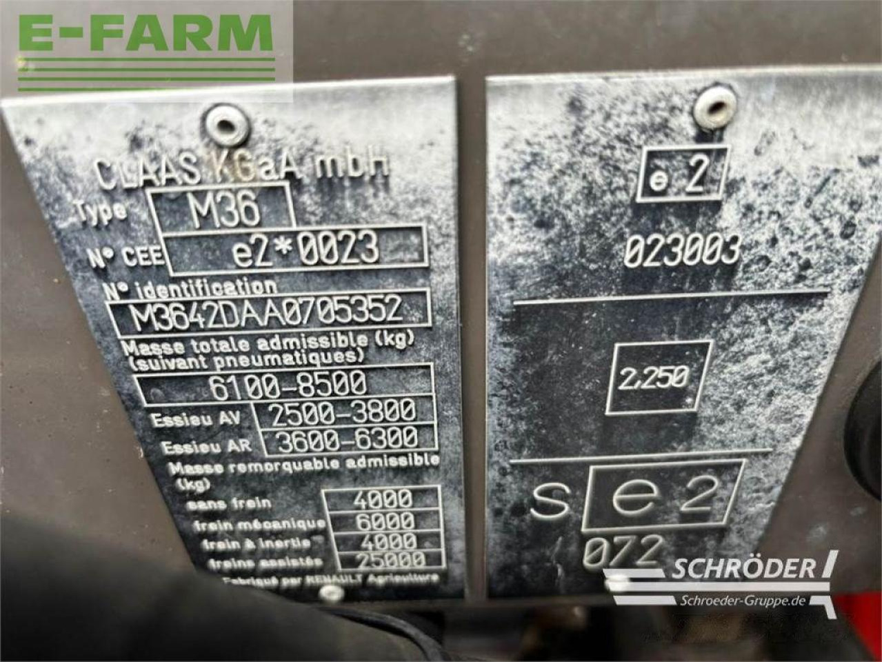 Farm tractor CLAAS celtis 456 rx