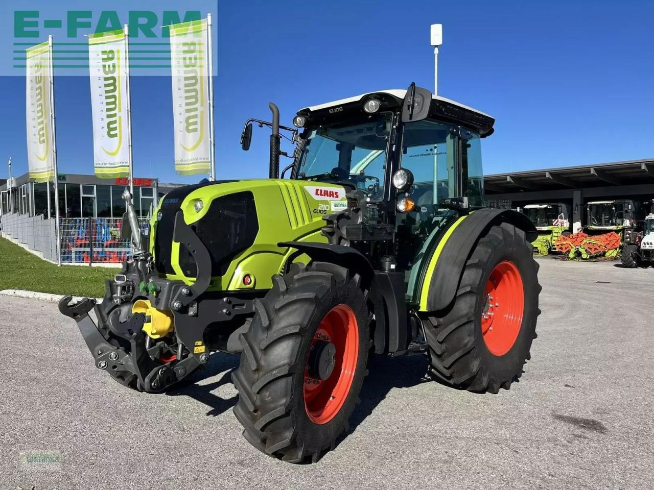 Farm tractor CLAAS elios 210 (kabine ohne glasdach)
