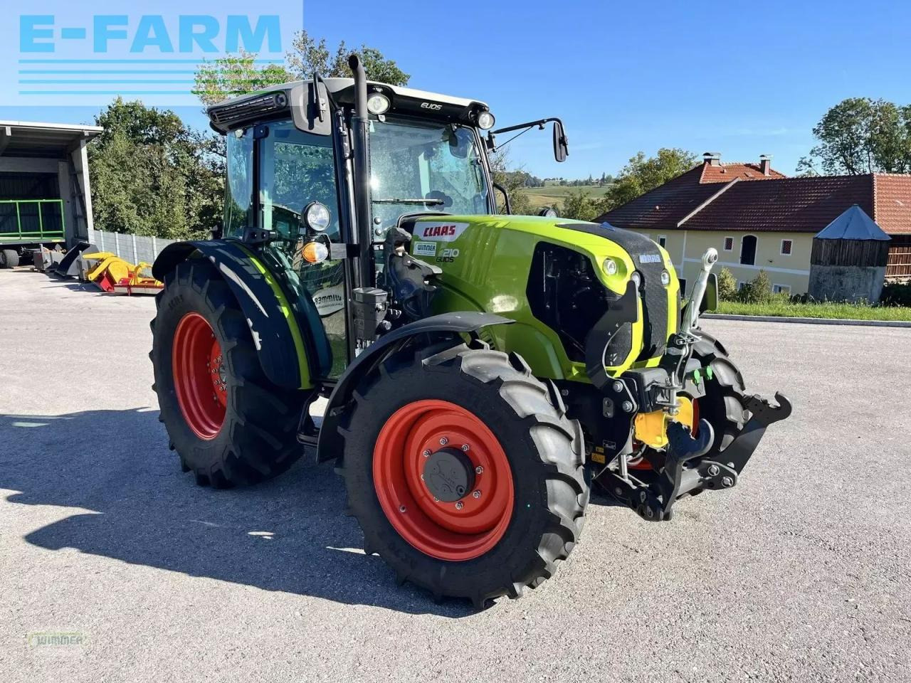 Farm tractor CLAAS elios 210 (kabine ohne glasdach)