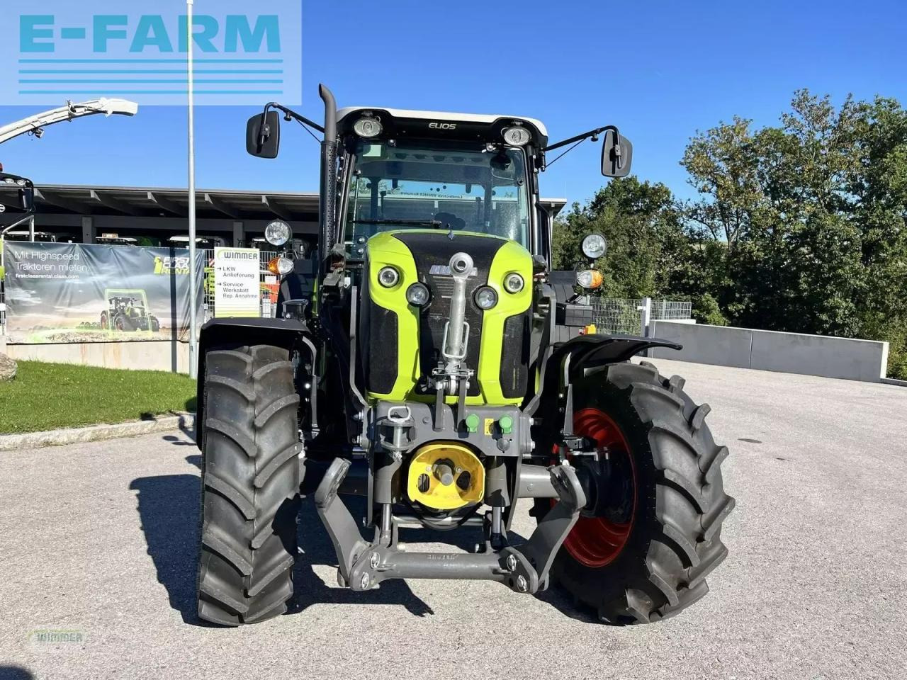 Farm tractor CLAAS elios 210 (kabine ohne glasdach)