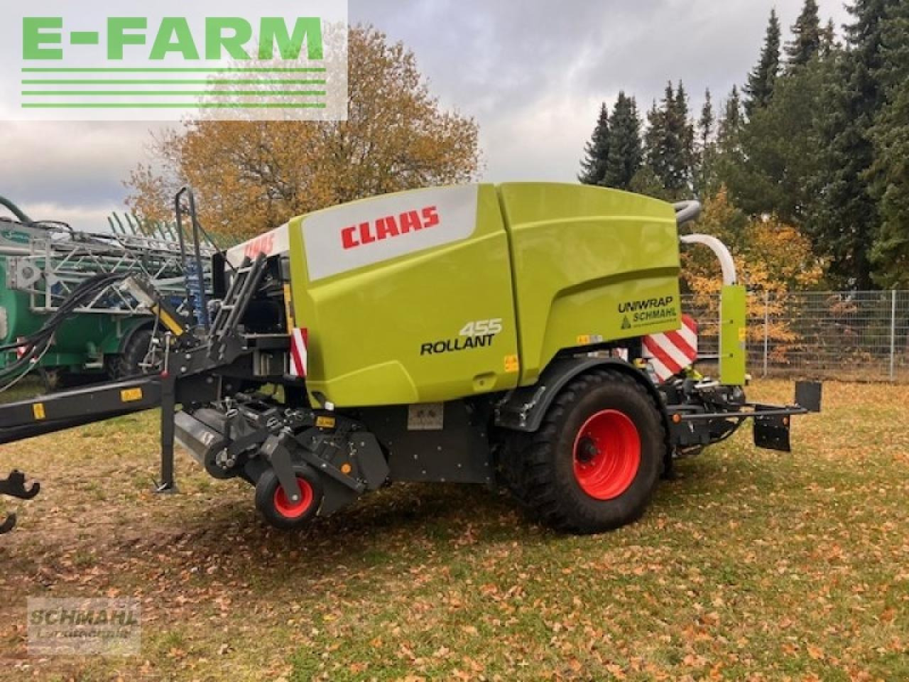 Farm tractor CLAAS rollant 455rc uniwra
