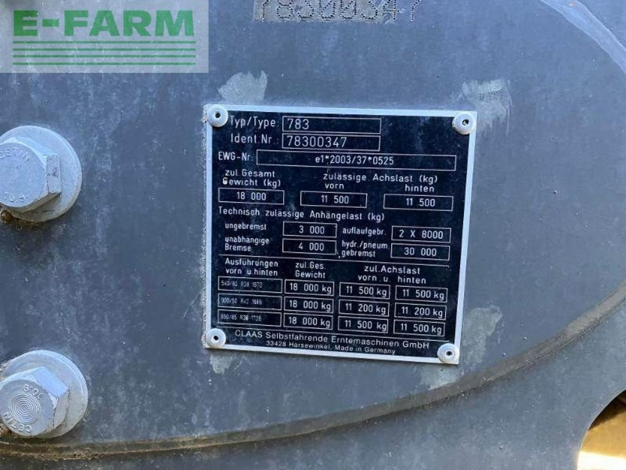 Farm tractor CLAAS xerion 5000