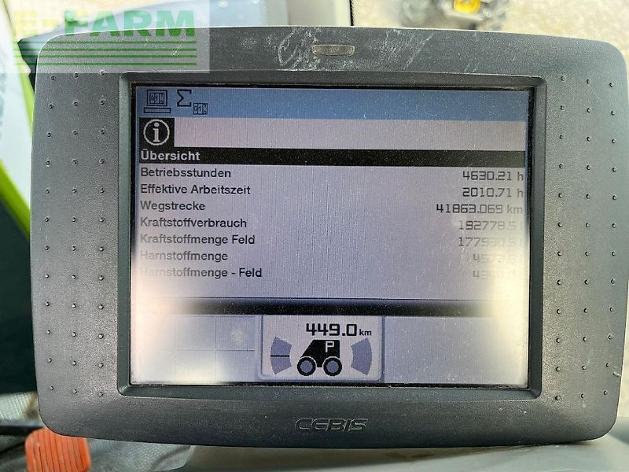 Farm tractor CLAAS xerion 5000 trac TRAC