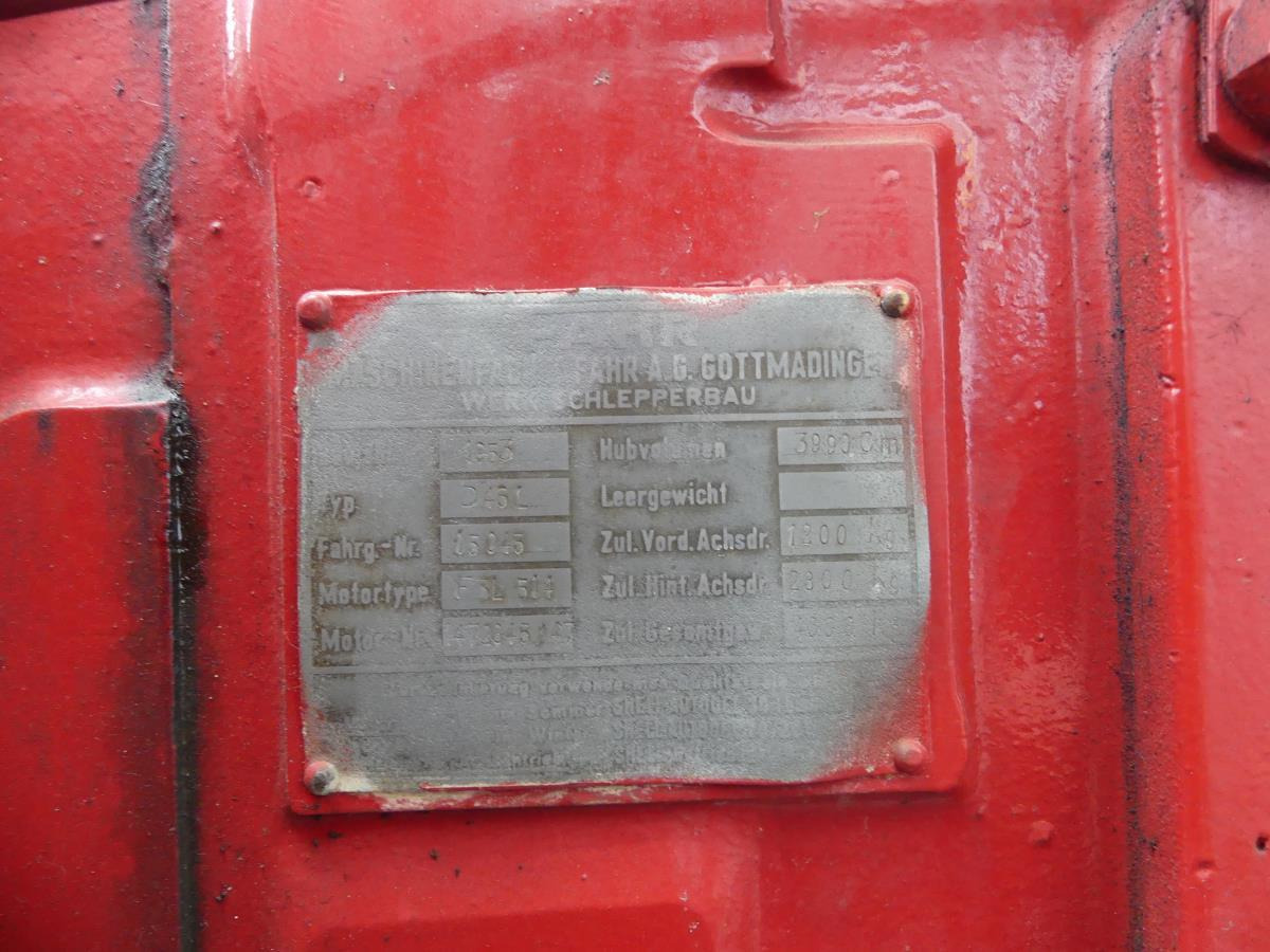 Farm tractor Fahr D45L