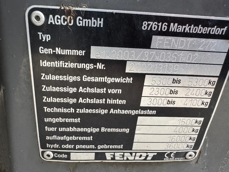 Farm tractor Fendt 209 P VARIO TMS
