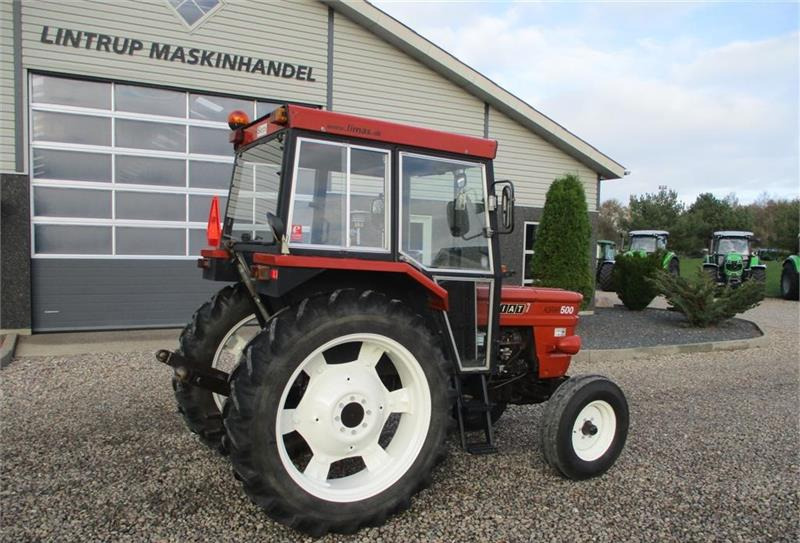 Farm tractor Fiat 500 Med servostyring og helt lukket Sekura S74 kab